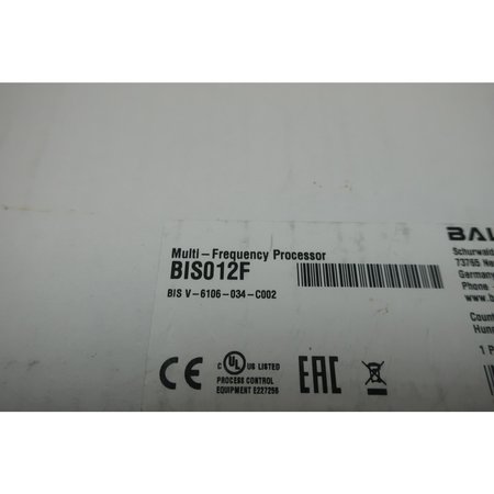 Balluff Multi-Frequency Processor Module BIS012F BIS V-6106-034-C002